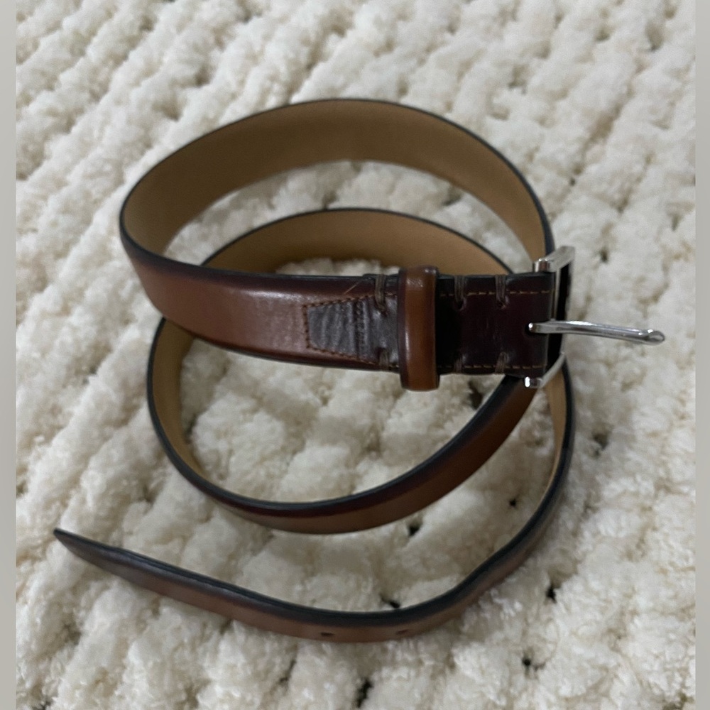 Cole Haan Men's Brown Leather Belt